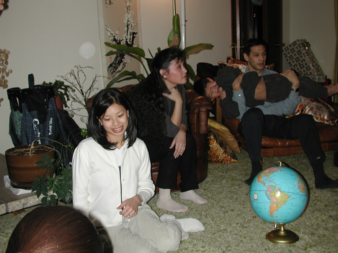 Christmas Eve: CJ, Anne, Jacob, and James