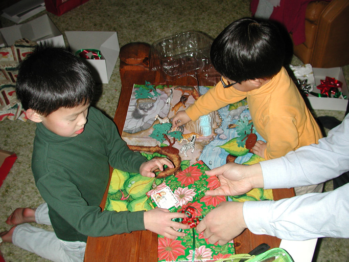Jacob and Austin get down to playing