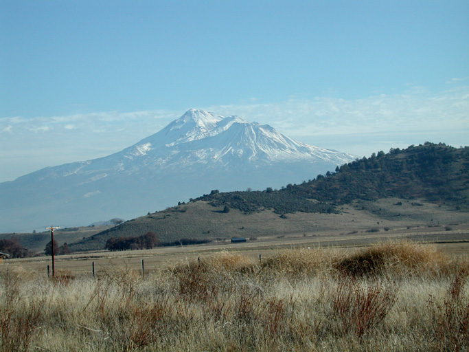 Mt. Shasta greets us on the journey home
