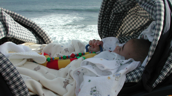 My first viewing of the ocean