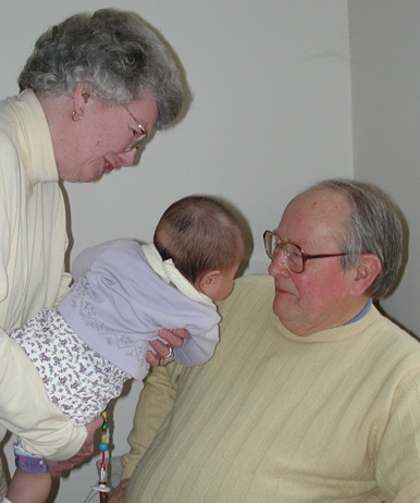 The generations face off