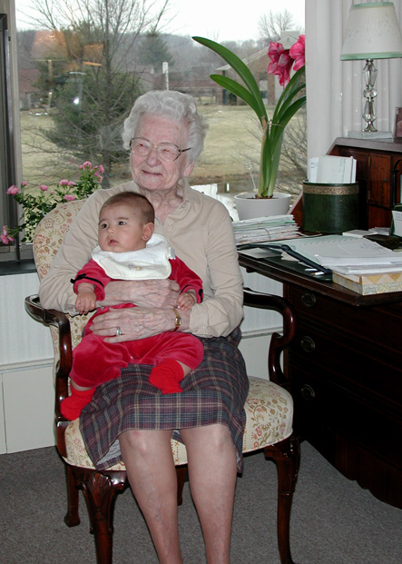 Maya visits great-granmary