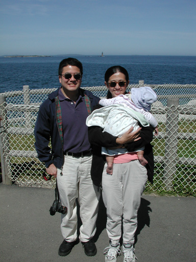Eric, Rebecca, and Maya in Portland
