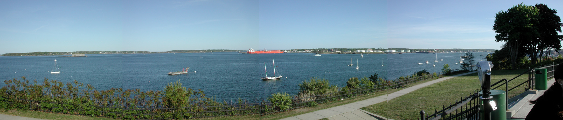 Portland harbor panorama