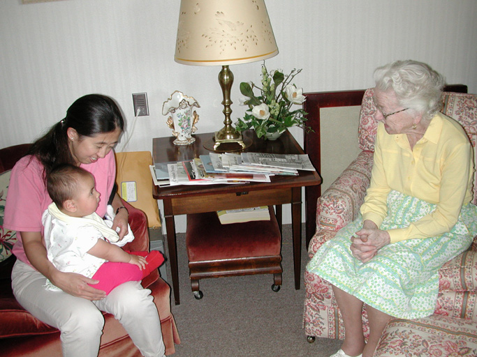 Rebecca, Maya, and Granmary