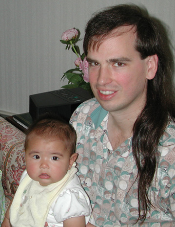Maya and Mark visiting Granmary