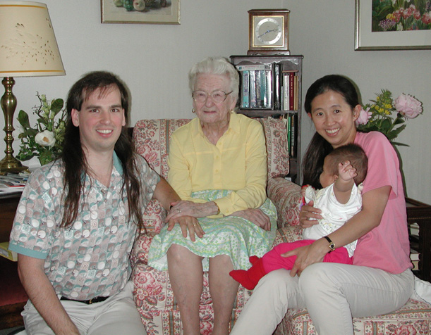 Mark, Granmary, Maya, and Rebecca