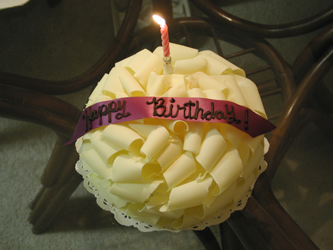 Maya's beautiful first birthday cake