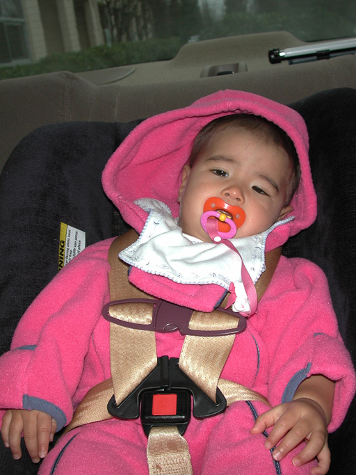 The pink people eater is restrained!