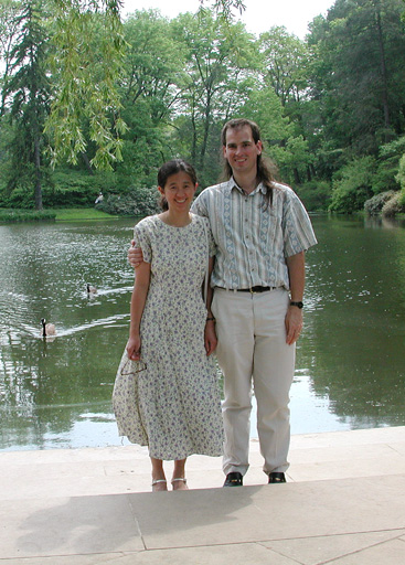 Rebecca and Mark at Longwood