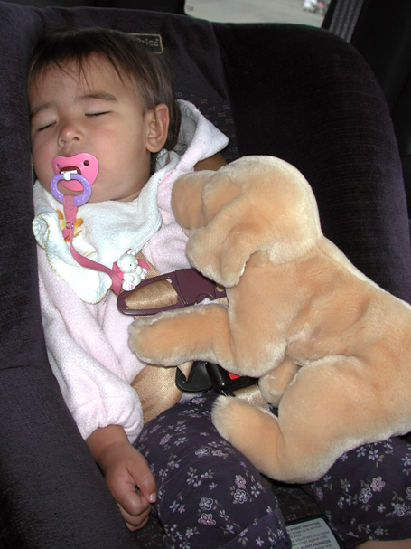 Maya is a good sleeper