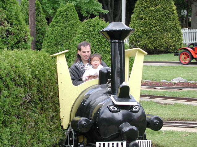 Finally, I get to drive the train