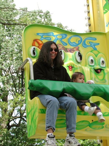 Mommy is more scared than me!!
