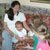 Rebecca, Maya, Laura, Hanna, and Fluffy