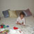 Maya tries out the new bed in Paoli