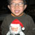 Austin greets us with a Christmas Santa