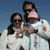 Rebecca, Maya and Mark at the Beach