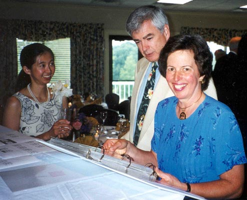 Rebecca, Bruce, and Eleanor