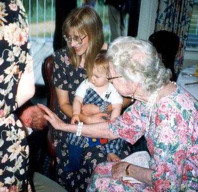 Ethan, Sandra, David, and Granmary