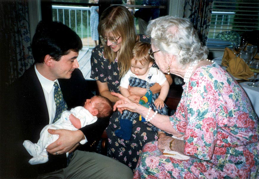 Rob, Ethan, Sandra, David, and Granmary