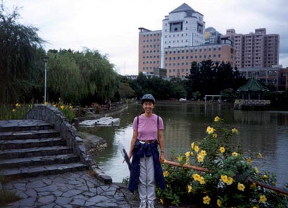 Rebecca at Taiwan University