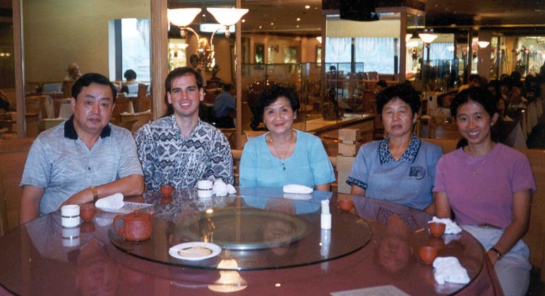 1st Chen Uncle, Mark, wife, Mary Ann, Rebecca