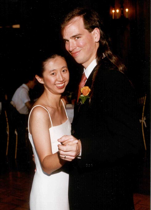 Rebecca and Mark dancing